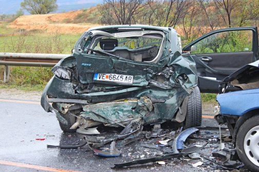 Четирима ранени при тежка катастрофа край Благоевград