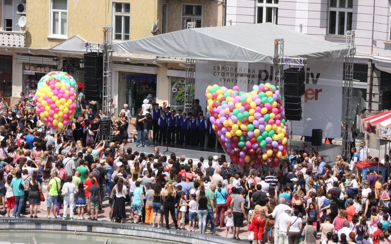 2019 балона полетяха над Пловдив, избран за Европейска столица на Културата