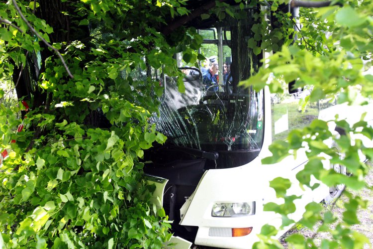 Автобус на градския транспорт катастрофира при смърт на шофьорa