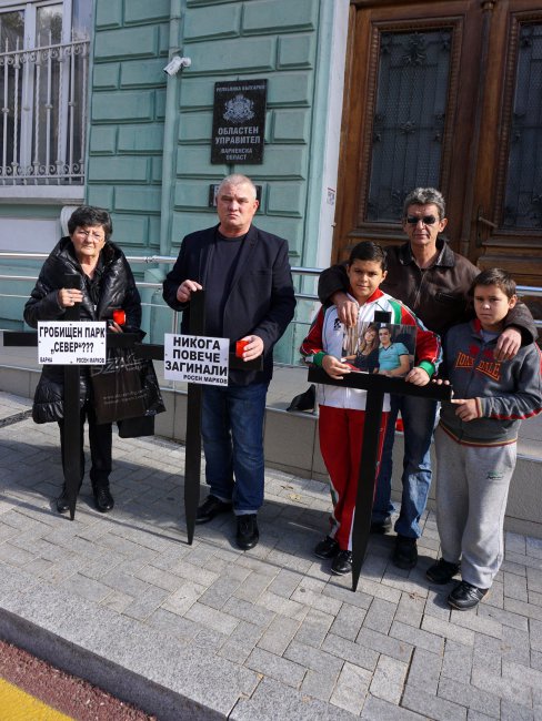 Росен Марков протестира за кръгово движение против катастрофи с жертви
