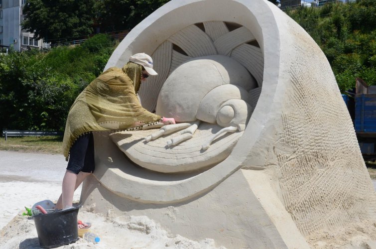 Пясъчни фигури оживяват в Русе за Международния ден на река Дунав