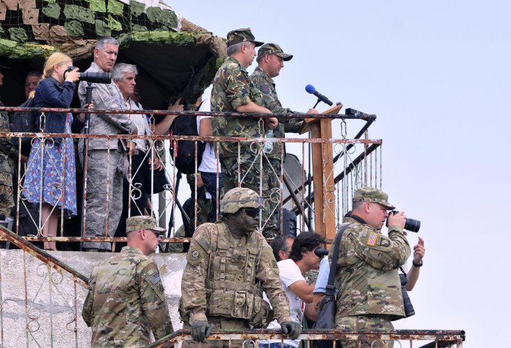 Български, сръбски и американски военни получиха висока оценка в тактическо учение