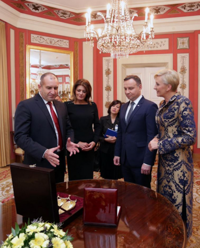 Президентът Радев пристигна на официално посещение в Полша