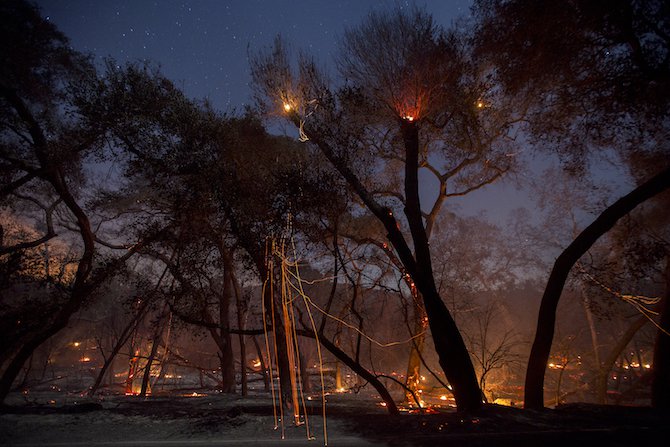 Пожарите в Калифорния са извън контрол