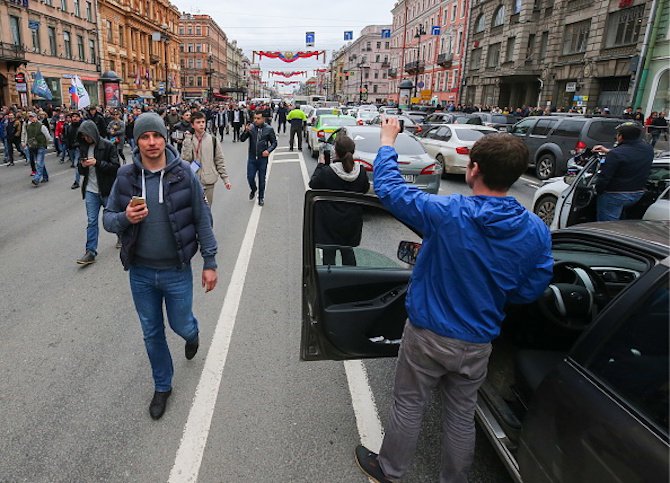 Навални и около 1350 негови поддръжници са арестувани по време на протестите в Русия