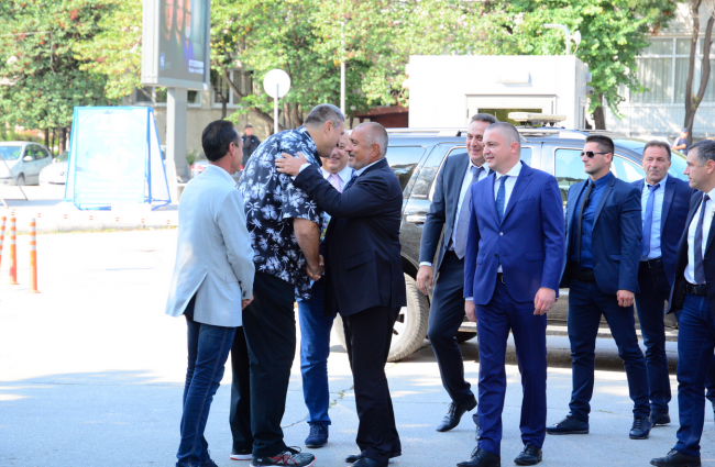 Министър-председателят Бойко Борисов се срещна с националния отбор по волейбол в Двореца на спорта във Варна