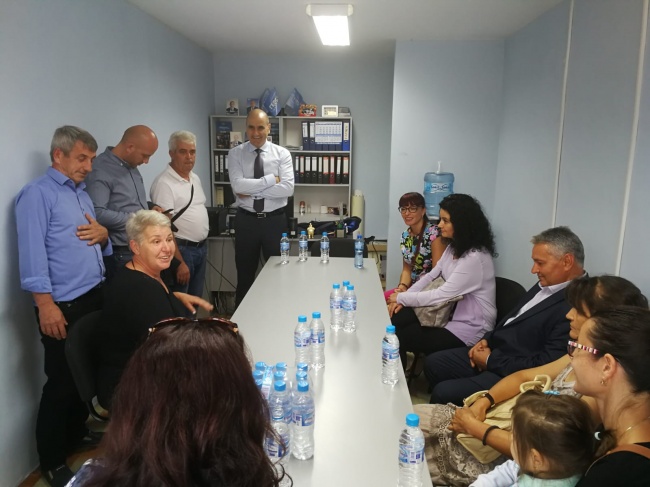 Цветан Цветанов проведе срещи със симпатизанти в Гърмен и Гоце Делчев