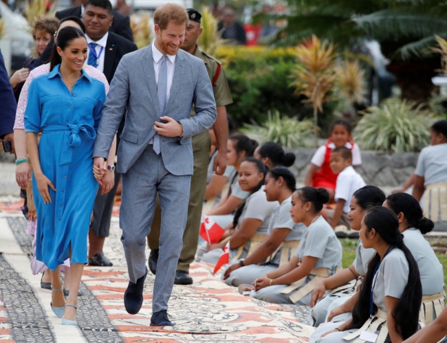 Принц Хари и Меган Маркъл посетиха кралство Тонга 