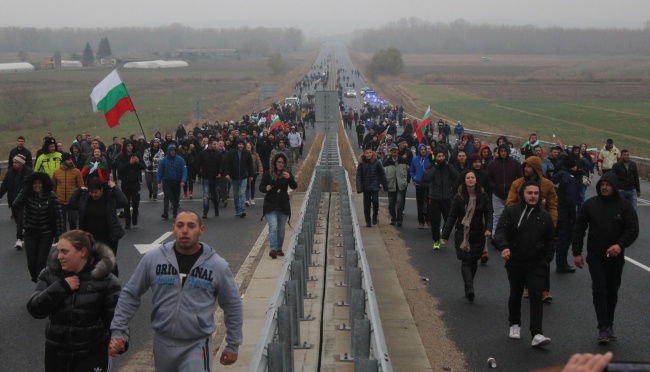  Протестиращи край Свиленград затвориха магистралата