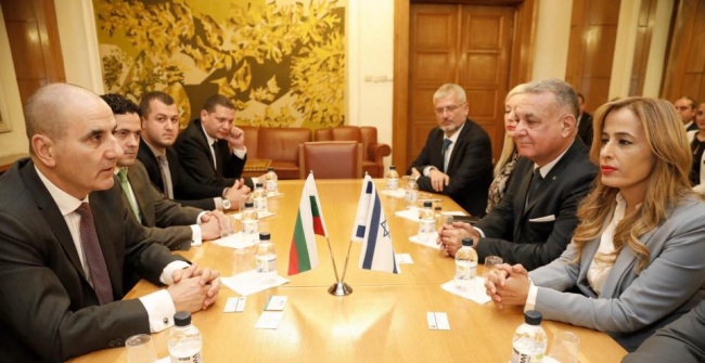 Цветан Цветанов се срещна със заместник-председателя на Кнесета Нава Бокер