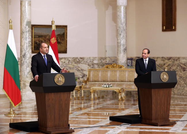 Президентът Румен Радев на официално посещение в Египет