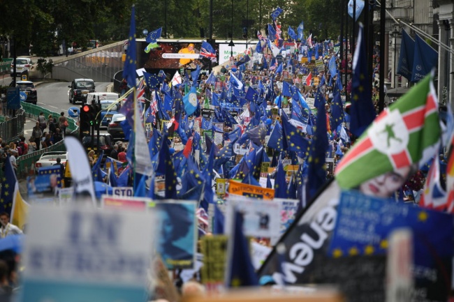 Противници на Брекзита протестираха в Лондон