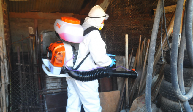 Дезинфекция против Африканската чума по свинете в Бургаска област