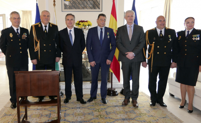 Наградиха Цветан Панков (ГДБОП) с Ордена за полицейски заслуги на Испания 