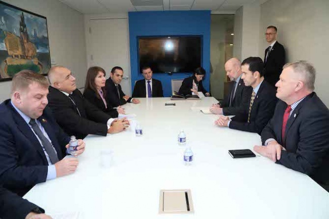 Бойко Борисов проведе срещи с ръководствата на Международния републикански институт и на Националния демократичен институт