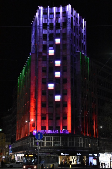 Символи на Белград грейнаха в цветовете на българския трибагреник