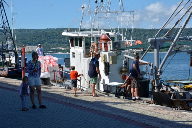 Изложба за живота на рибарите подредиха на Морска гара Варна