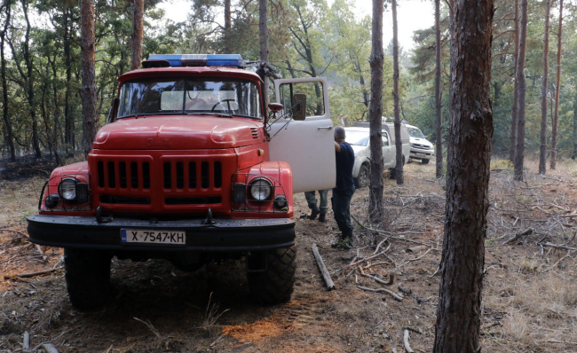 Голям пожар е избухнал на територията на община Свиленград