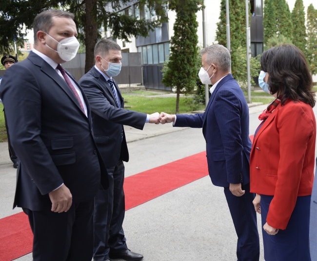 Работна среща с министрите на вътрешните работи на България и Република Северна Македония 