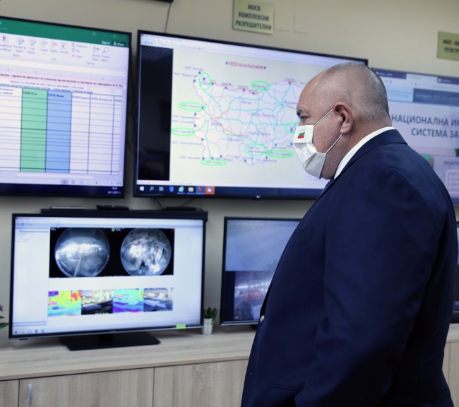 Борисов посети Националния координационен център в МОСВ