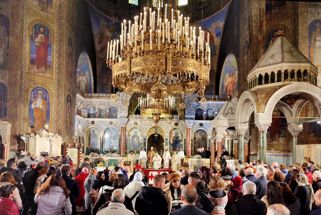Празнична Василиева света литургия за Рождество Христово в София