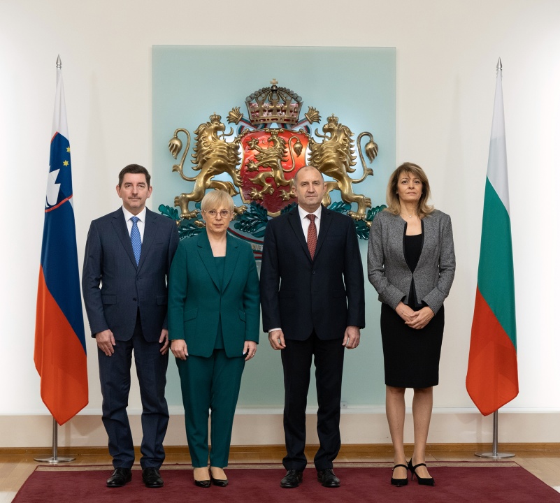 Румен Радев се срещна със словенския президент