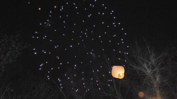 Летящи фенери в Сливен