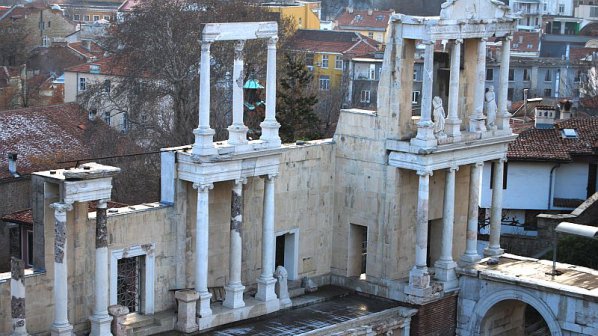Лъскат Античния театър в Пловдив