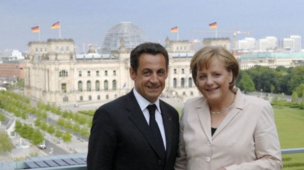Между Саркози и Меркел се изострят противоречията относно кризата в еврозоната