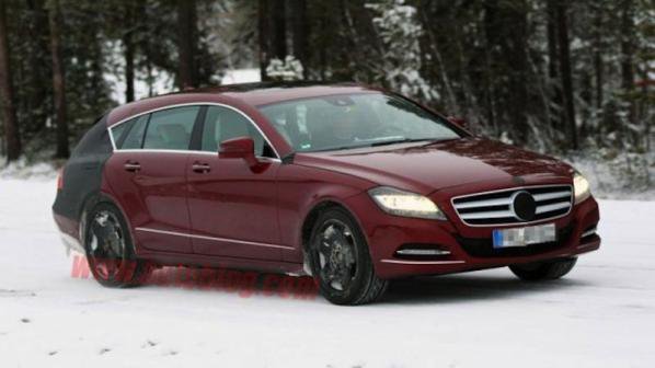 Mercedes-Benz CLS Shooting Break се появи в шпионско видео