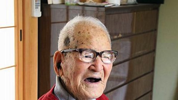 Най-възрастният мъж в света навърши 115 години