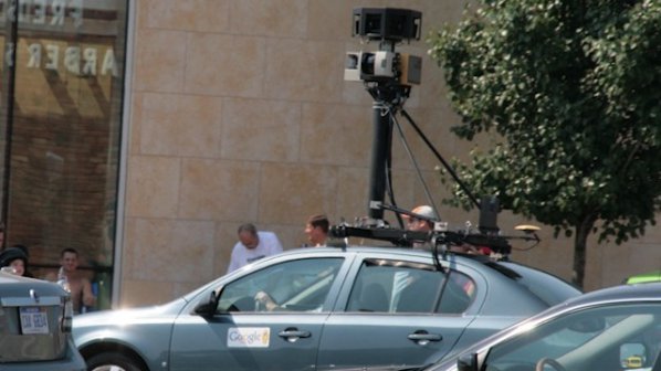 Google Street View снима улици в Израел