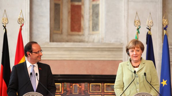 Ангела Меркел и Франсоа Оланд отбелязаха 50 г. от френско-германското помирение