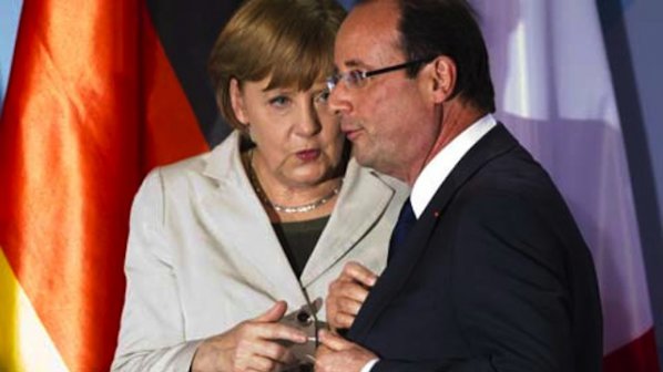 Меркел и Оланд на различни мнения за следваща финансова помощ за Гърция