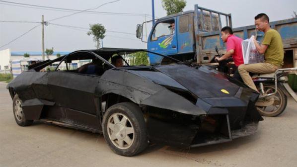 Китаец си направи Lamborghini от стари части (снимки)