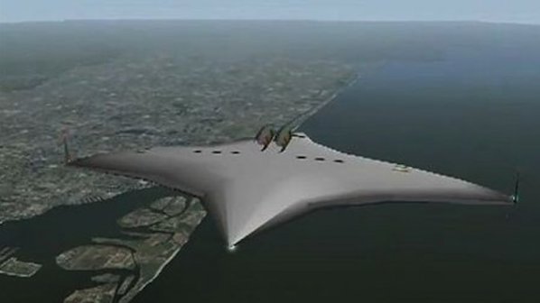 Свръхзвуков самолет - шурикен проектират от НАСА