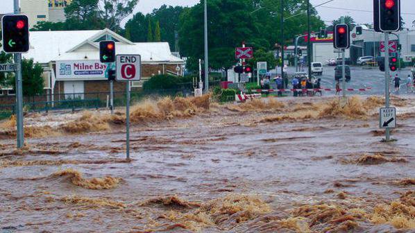 Поройни дъждове удариха североизточните части на Австралия