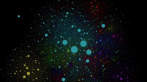 Интерактивна карта на интернет вселената