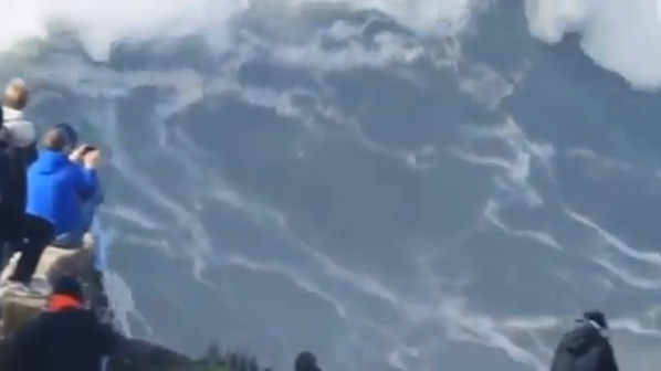 Сърфист яхна 31-метрова вълна (видео)
