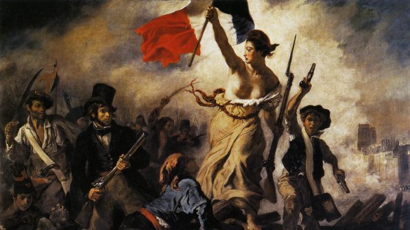 Жена се изгарври с картина от ХIХ в. в Лувъра