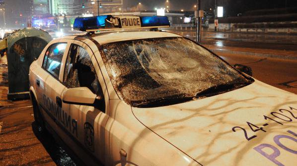 След протеста в София: 25 задържани, 15 пострадали