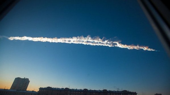 САЩ заснели Челябинския метеорит