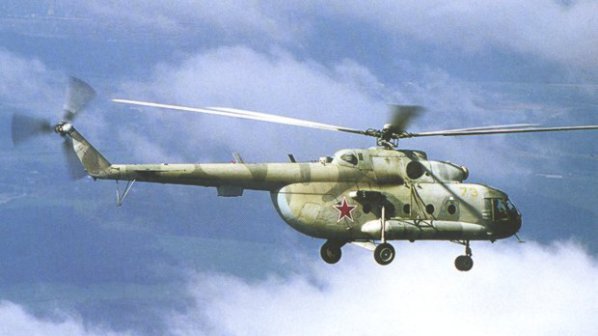 Хеликоптер с 2 тона експлозиви се разби в Русия