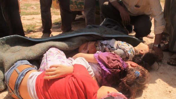 Ужасяващо! Брутално клане на деца в Сирия (снимки 18+)