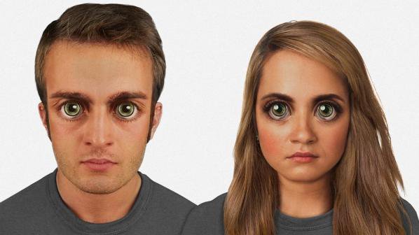Как ще изглежда човешкото лице след 100 000 години