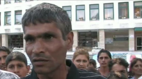 Цигани на контрапротест в Раднево (видео)