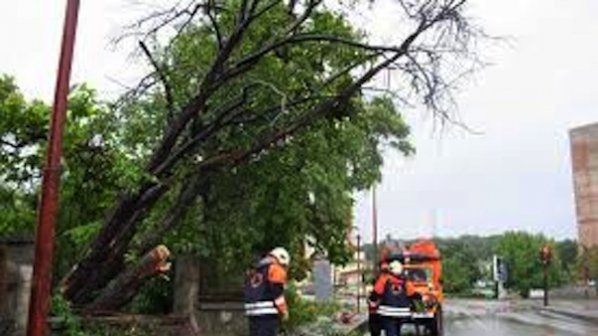 Седем коли са пострадали от бурята в Пазарджик