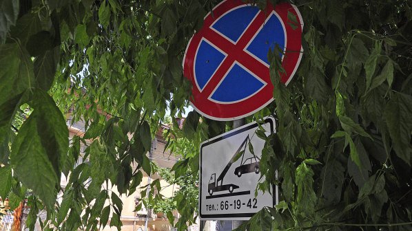Дървета и храсти скриха пътните знаци в Разград