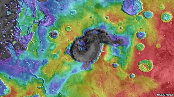 Откриха следи от супервулкани на Марс
