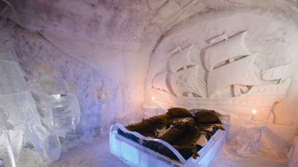 Изключителен хотел от лед привлича туристи в Швеция (галерия)